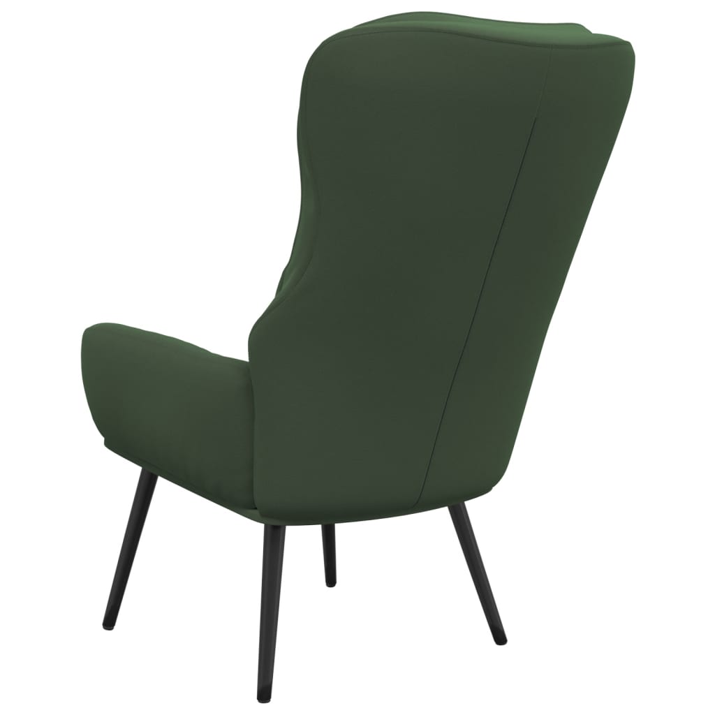 Relaxsessel Dunkelgrün Samt