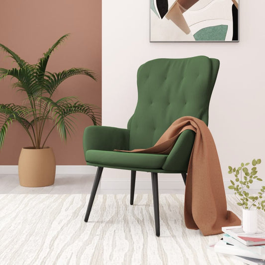 Relaxsessel Dunkelgrün Samt