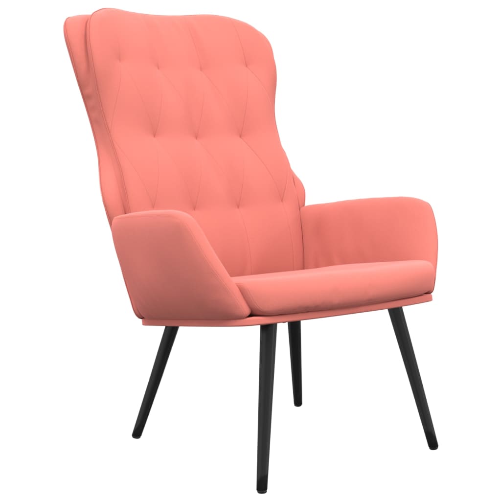 Relaxsessel Rosa Samt