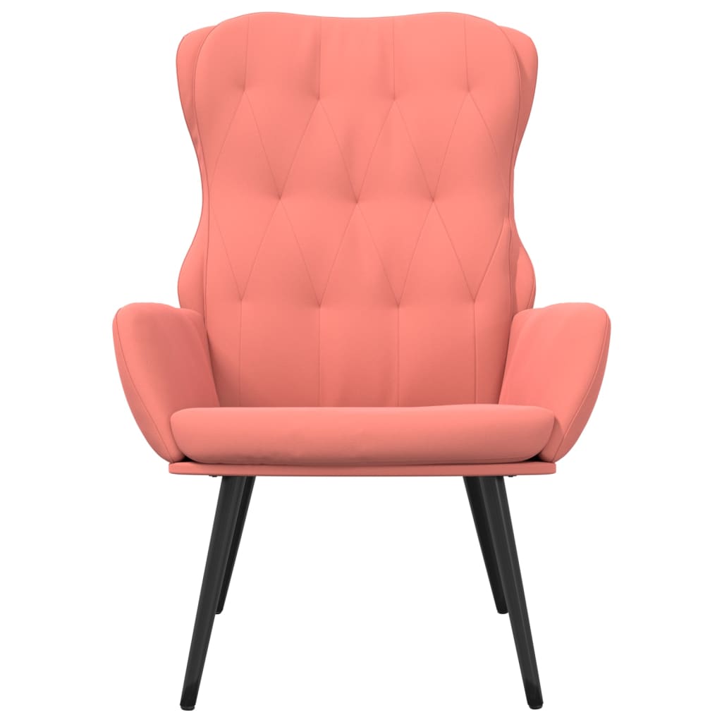 Relaxsessel Rosa Samt