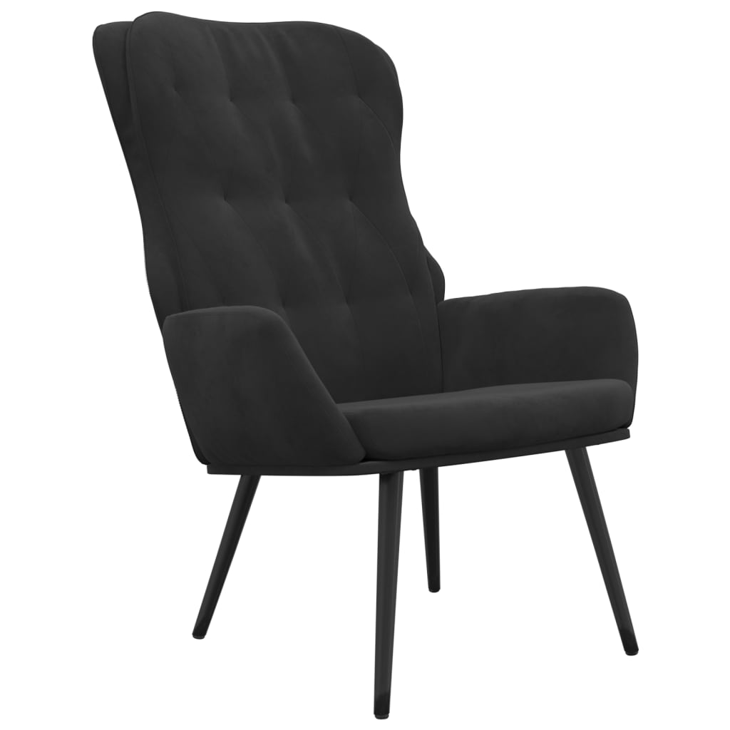 Relaxsessel Schwarz Samt