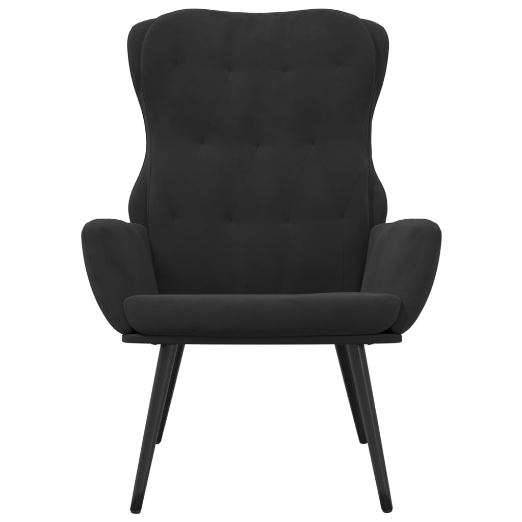 Relaxsessel Schwarz Samt