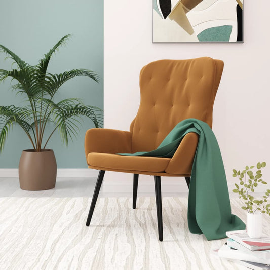 Relaxsessel Braun Samt