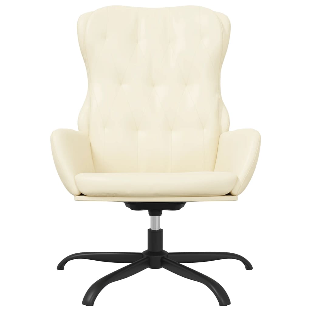 Relaxsessel Creme Kunstleder
