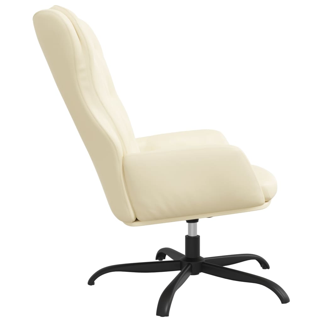 Relaxsessel Creme Kunstleder