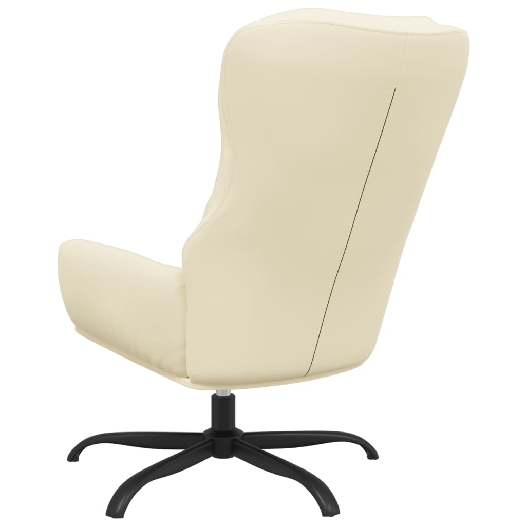 Relaxsessel Creme Kunstleder