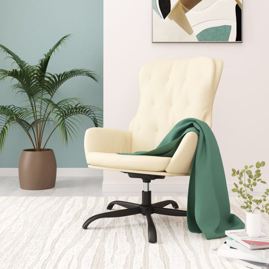 Relaxsessel Creme Kunstleder