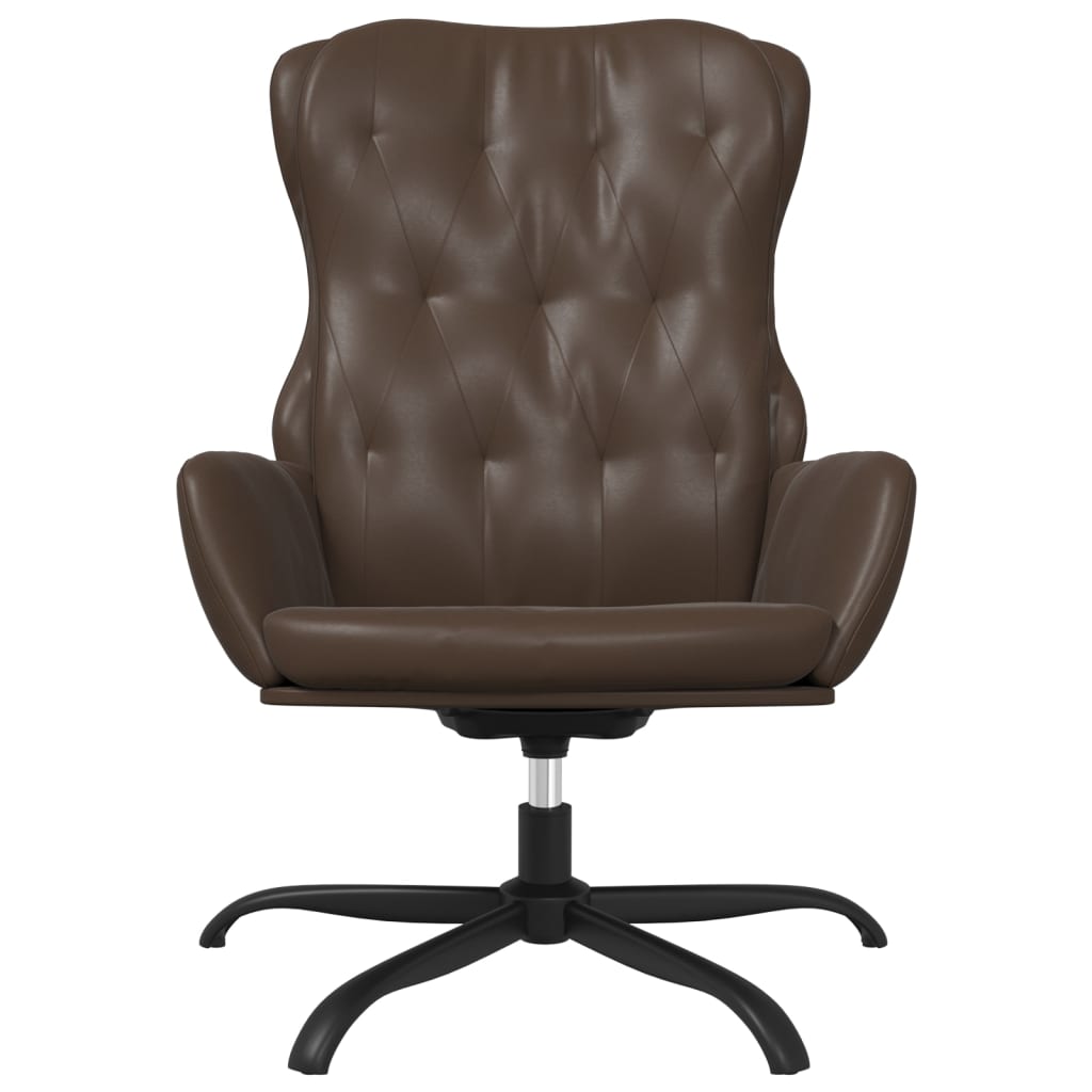 Relaxsessel Braun Kunstleder