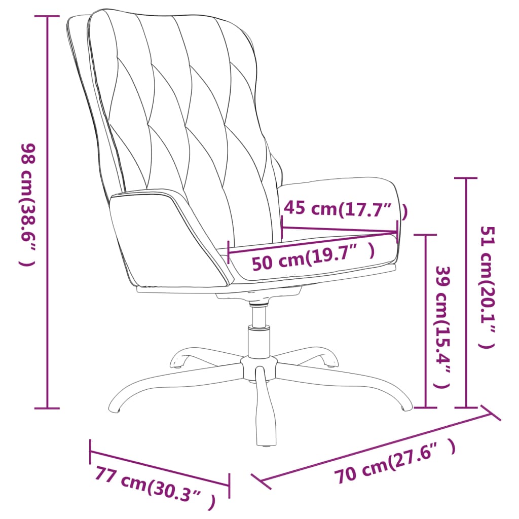 Relaxsessel Braun Kunstleder