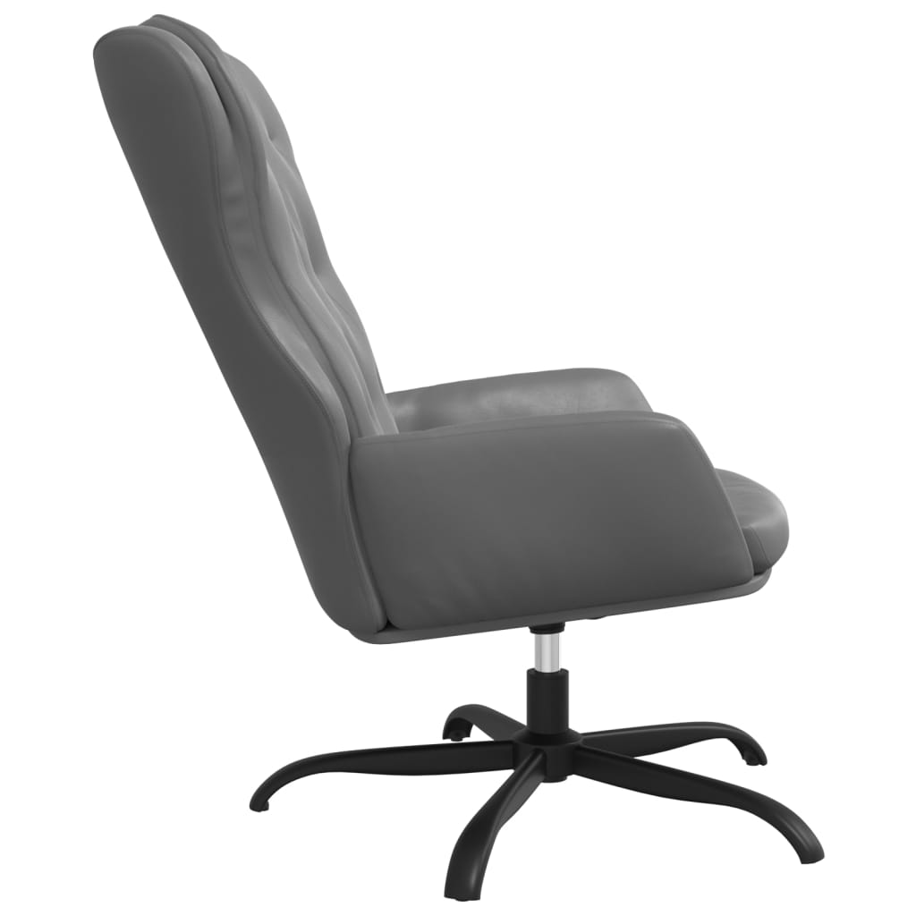 Relaxsessel Anthrazit-Grau Kunstleder