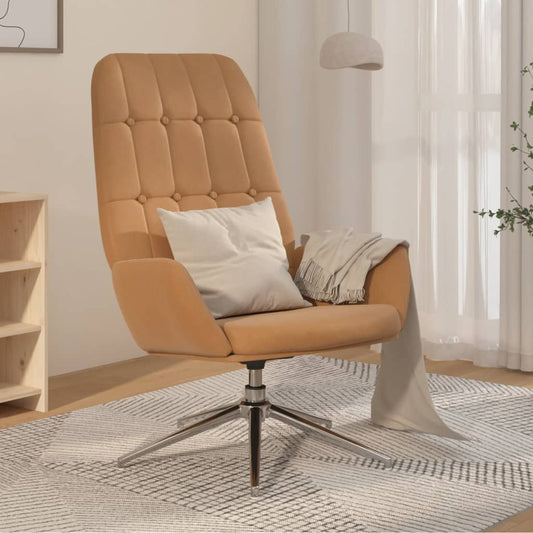 Relaxsessel Taupe Wildleder-Optik