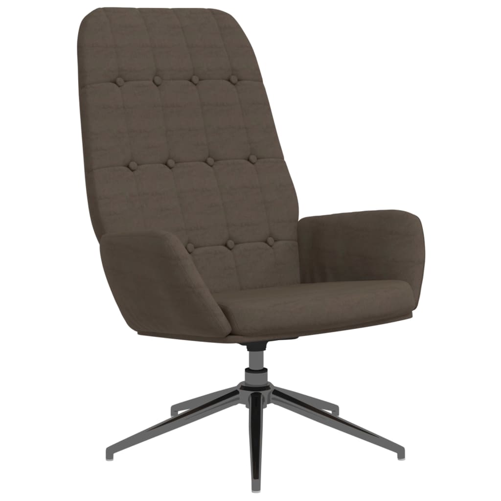 Relaxsessel Dunkelgrau Wildleder-Optik