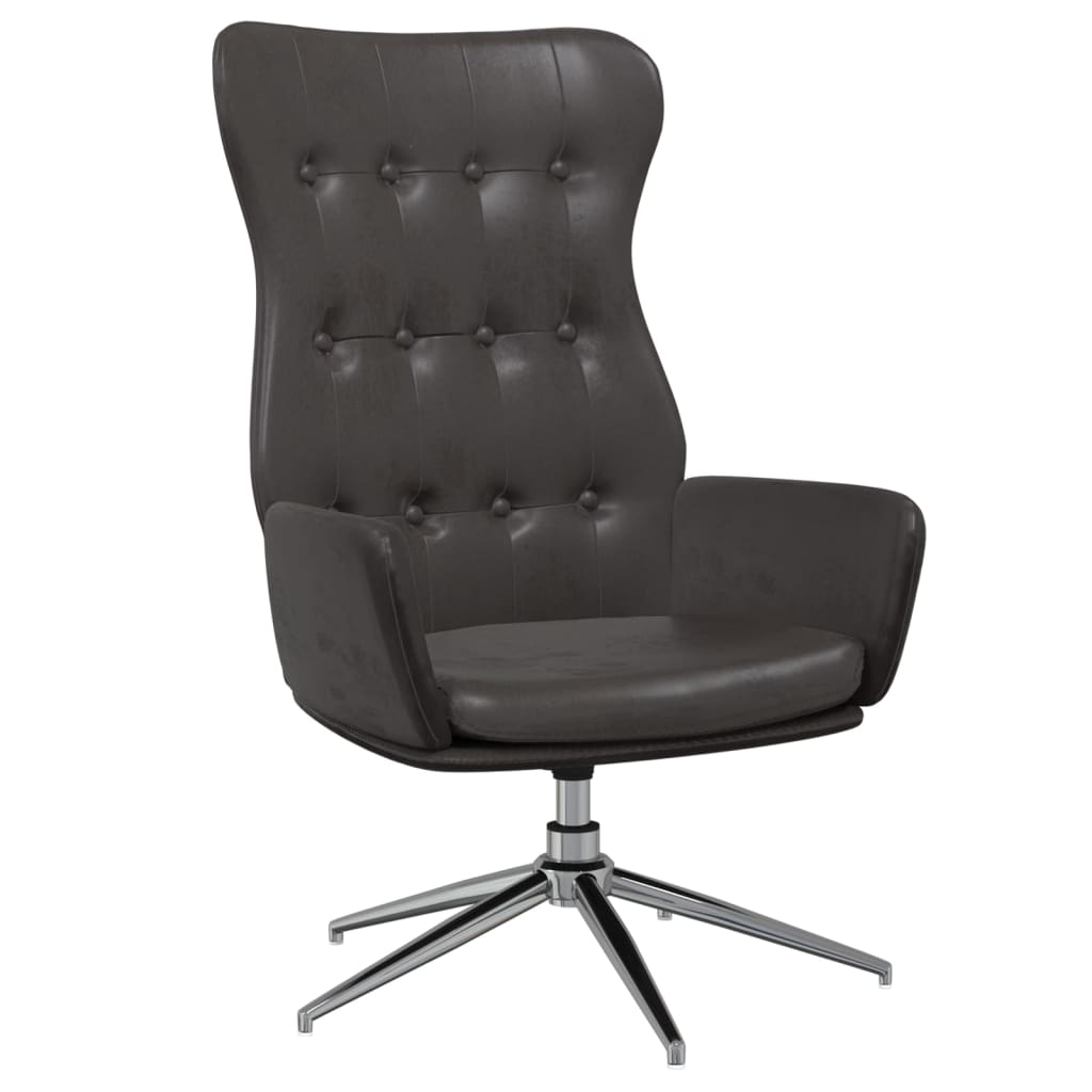 Relaxsessel Glänzend Schwarz Kunstleder