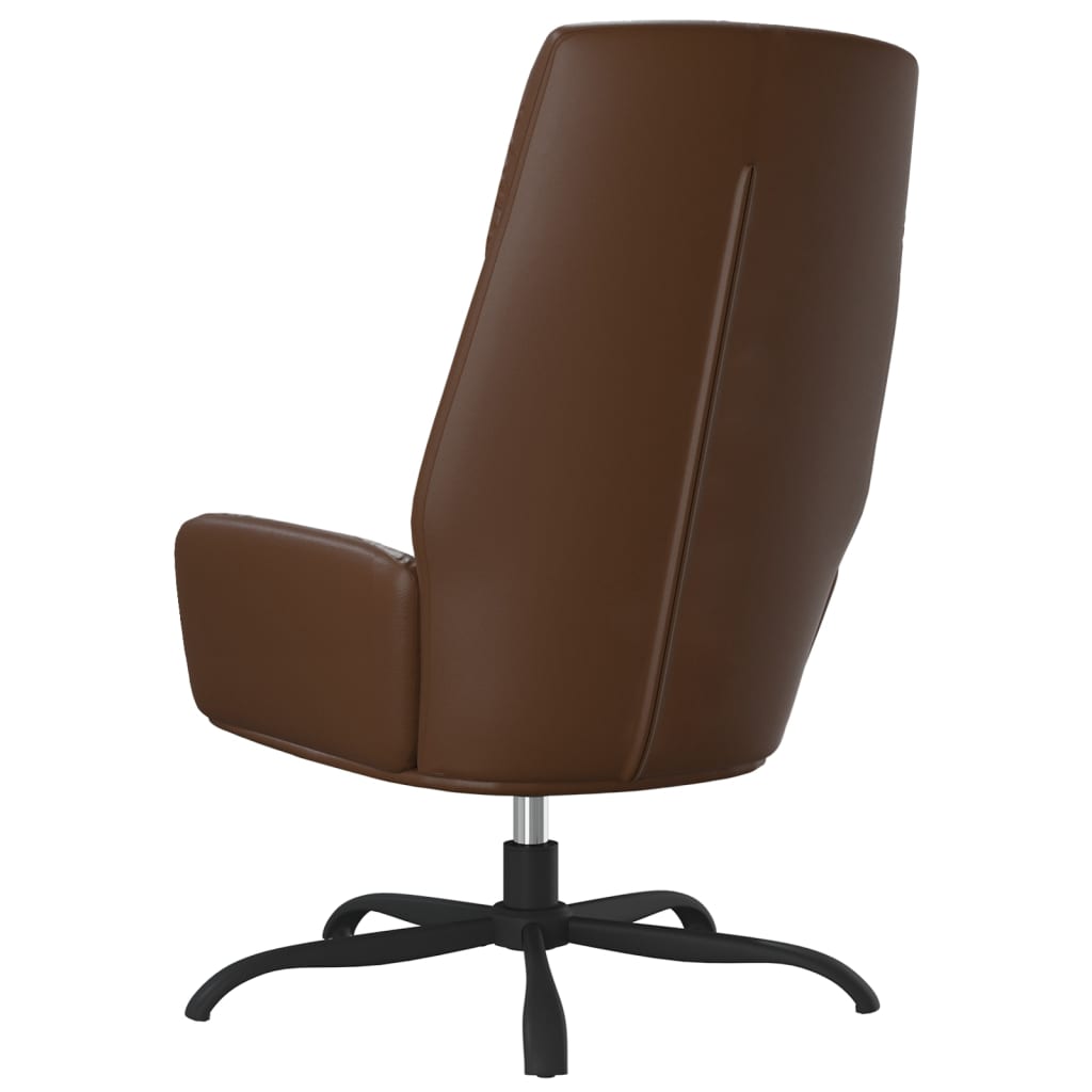 Relaxsessel Braun Kunstleder