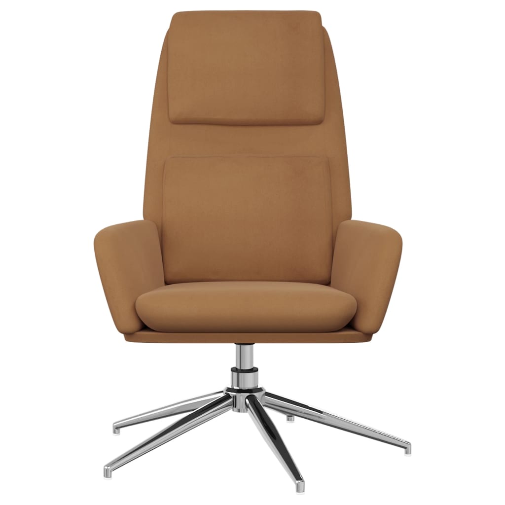Relaxsessel Taupe Wildleder-Optik