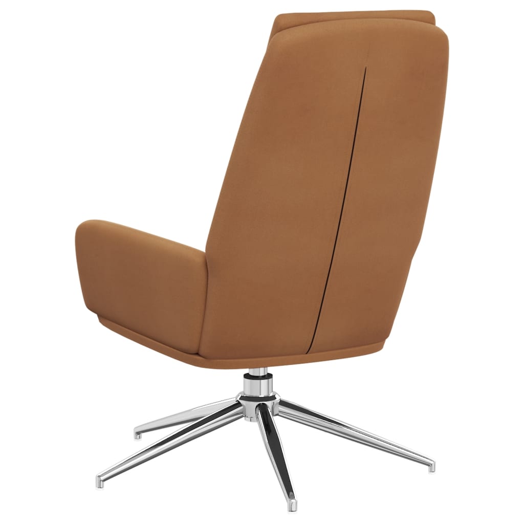 Relaxsessel Taupe Wildleder-Optik