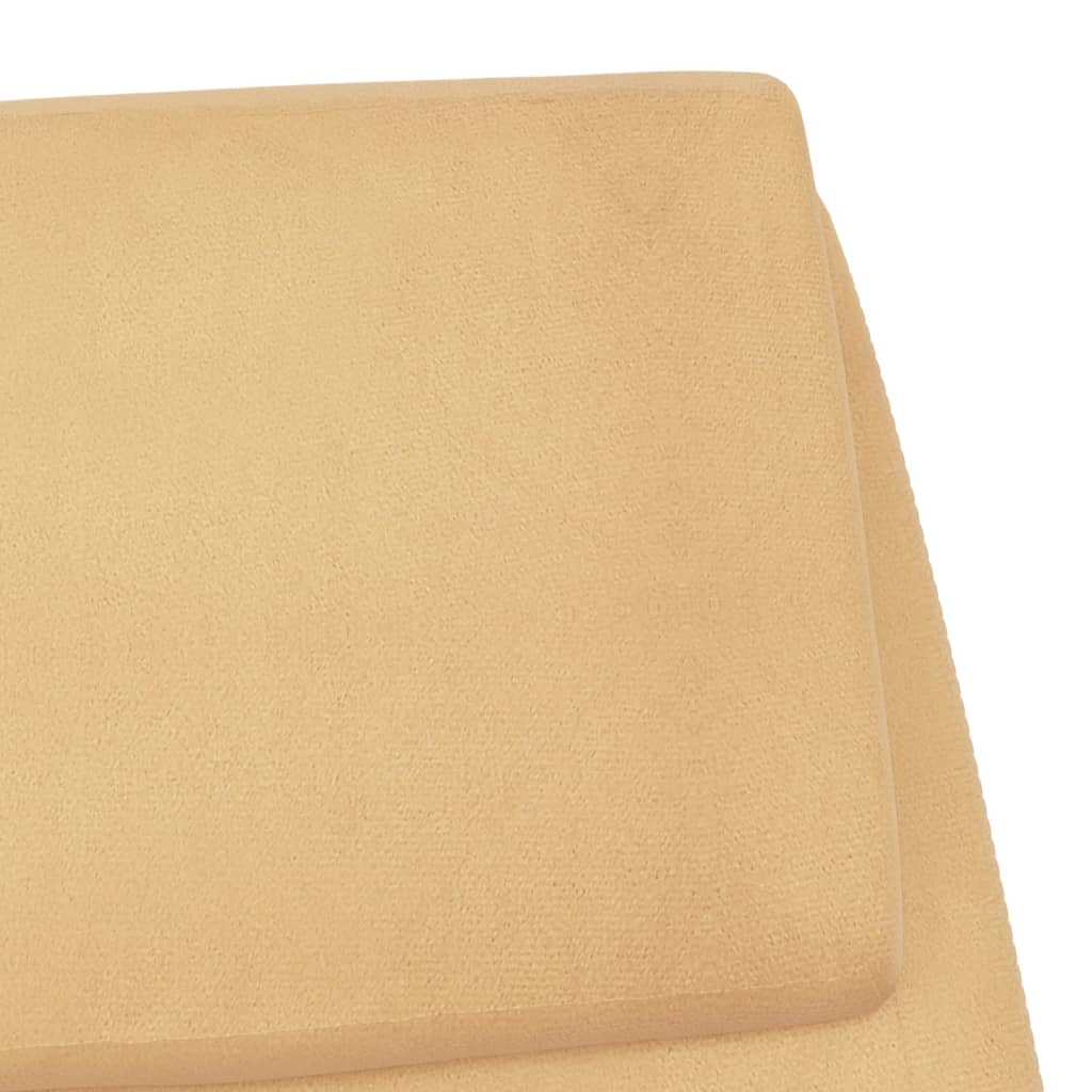 Relaxsessel Creme Wildleder-Optik