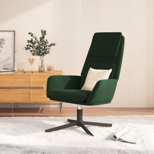 Relaxsessel Dunkelgrün Samt