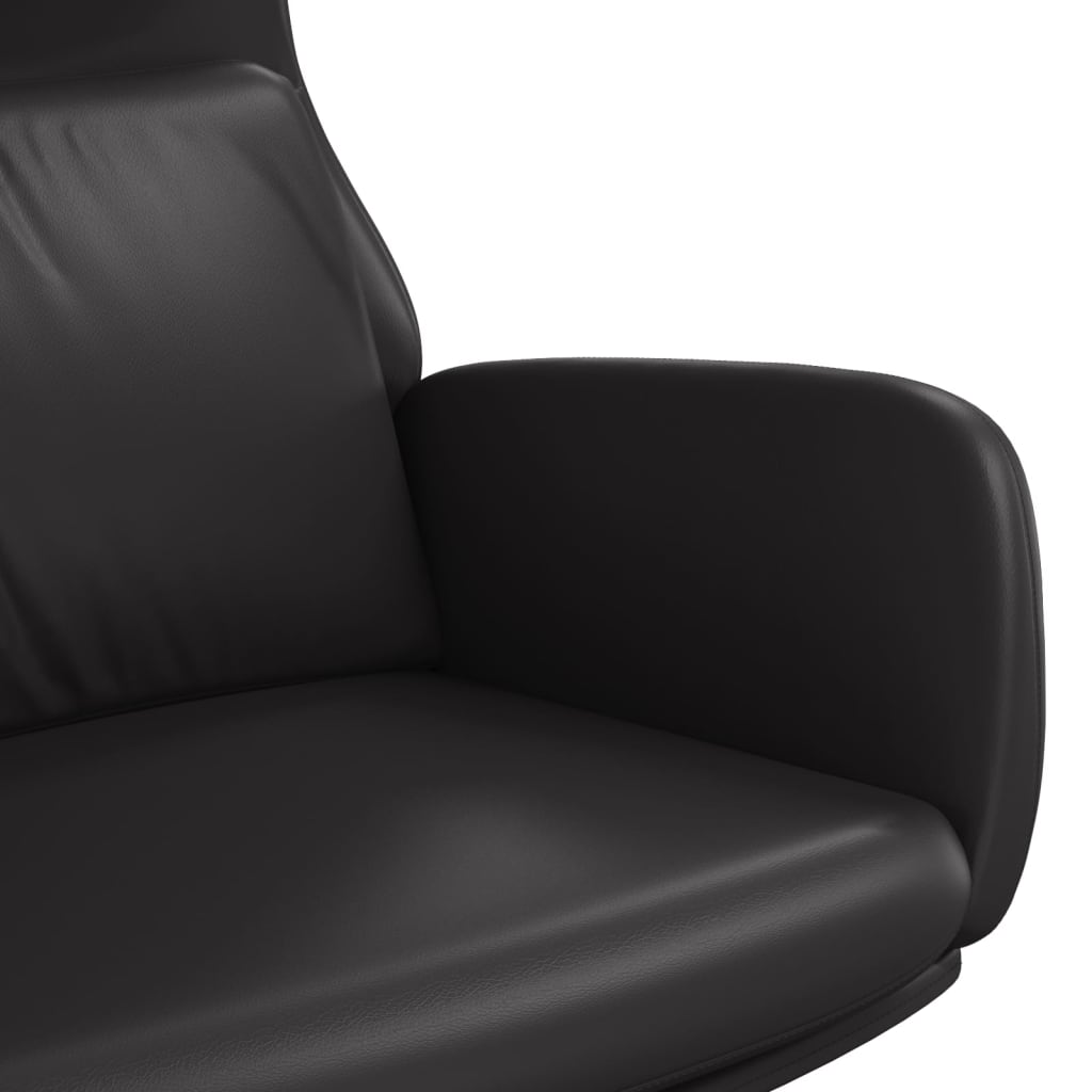 Relaxsessel Glänzend Schwarz Kunstleder