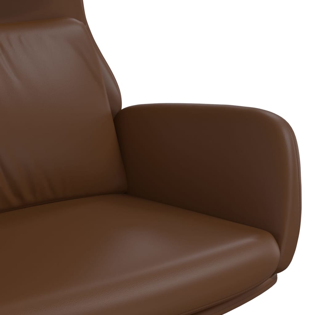 Relaxsessel Glänzend Braun Kunstleder