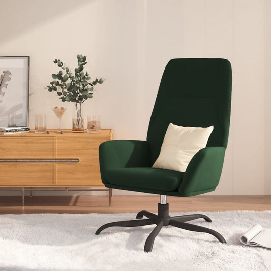 Relaxsessel Dunkelgrün Samt