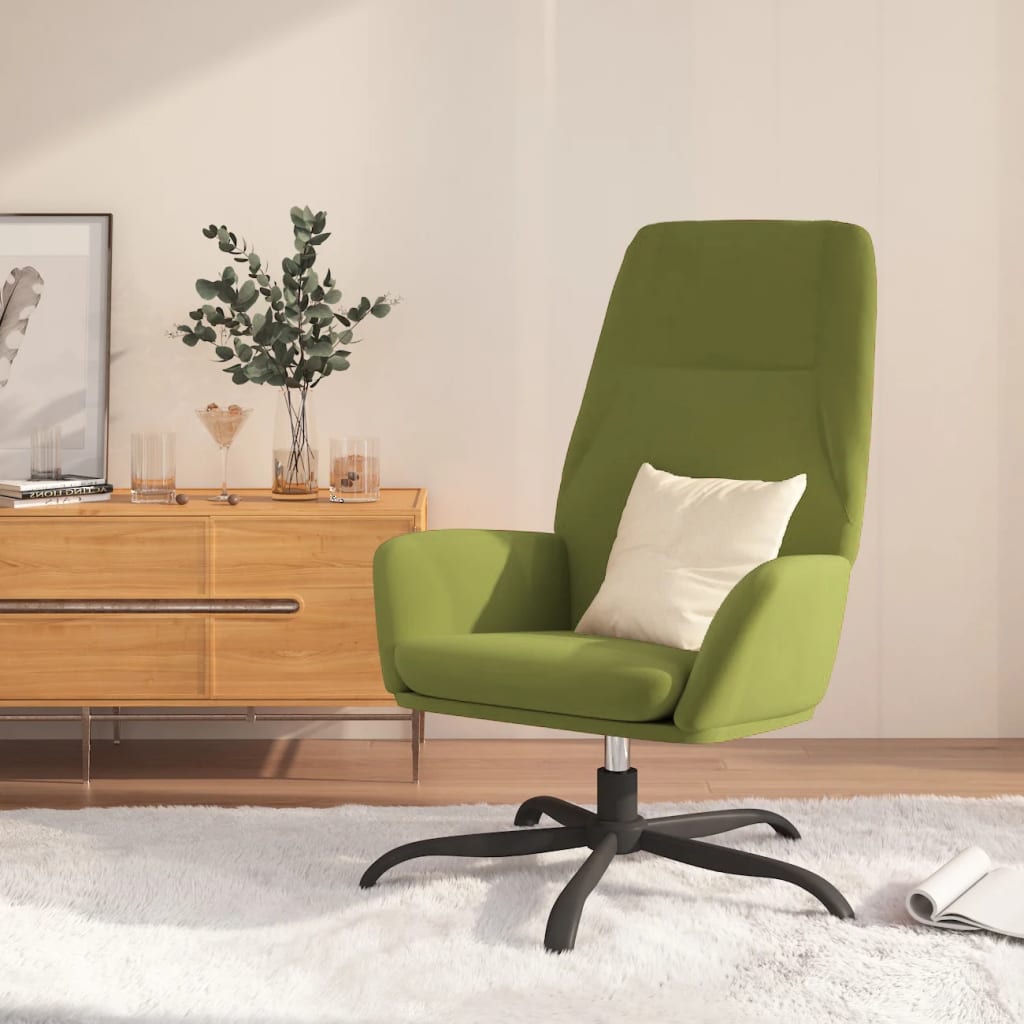 Relaxsessel Hellgrün Samt