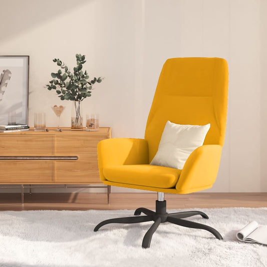 Relaxsessel Senfgelb Samt