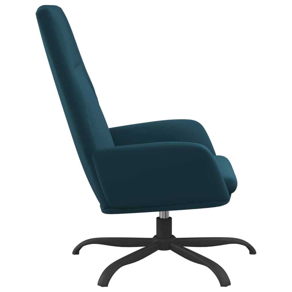 Relaxsessel Blau Samt
