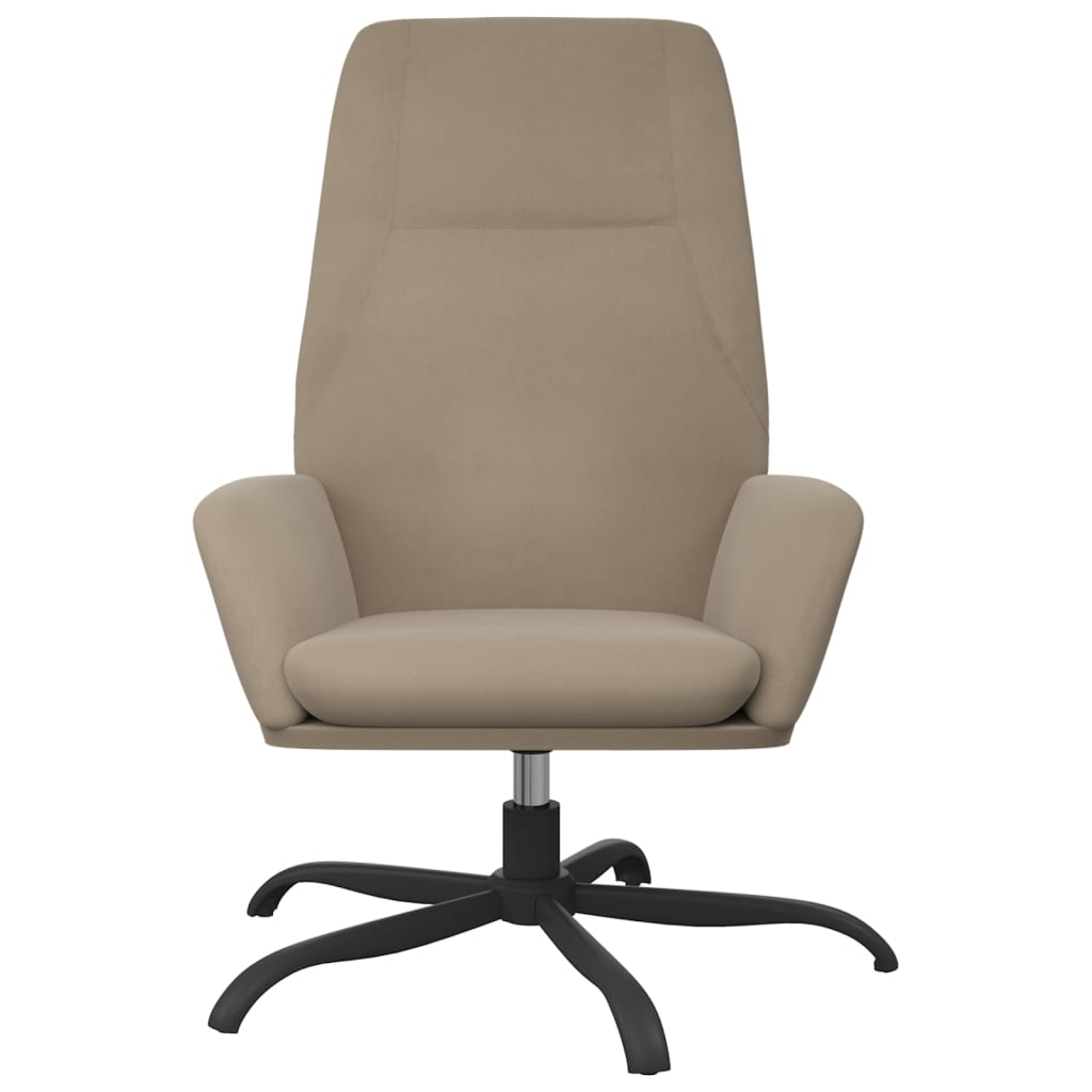 Relaxsessel Hellgrau Wildleder-Optik