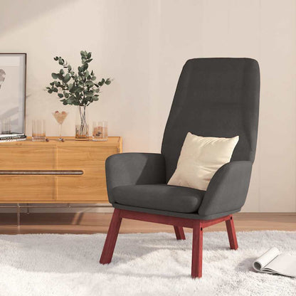 Relaxsessel Dunkelgrau Stoff