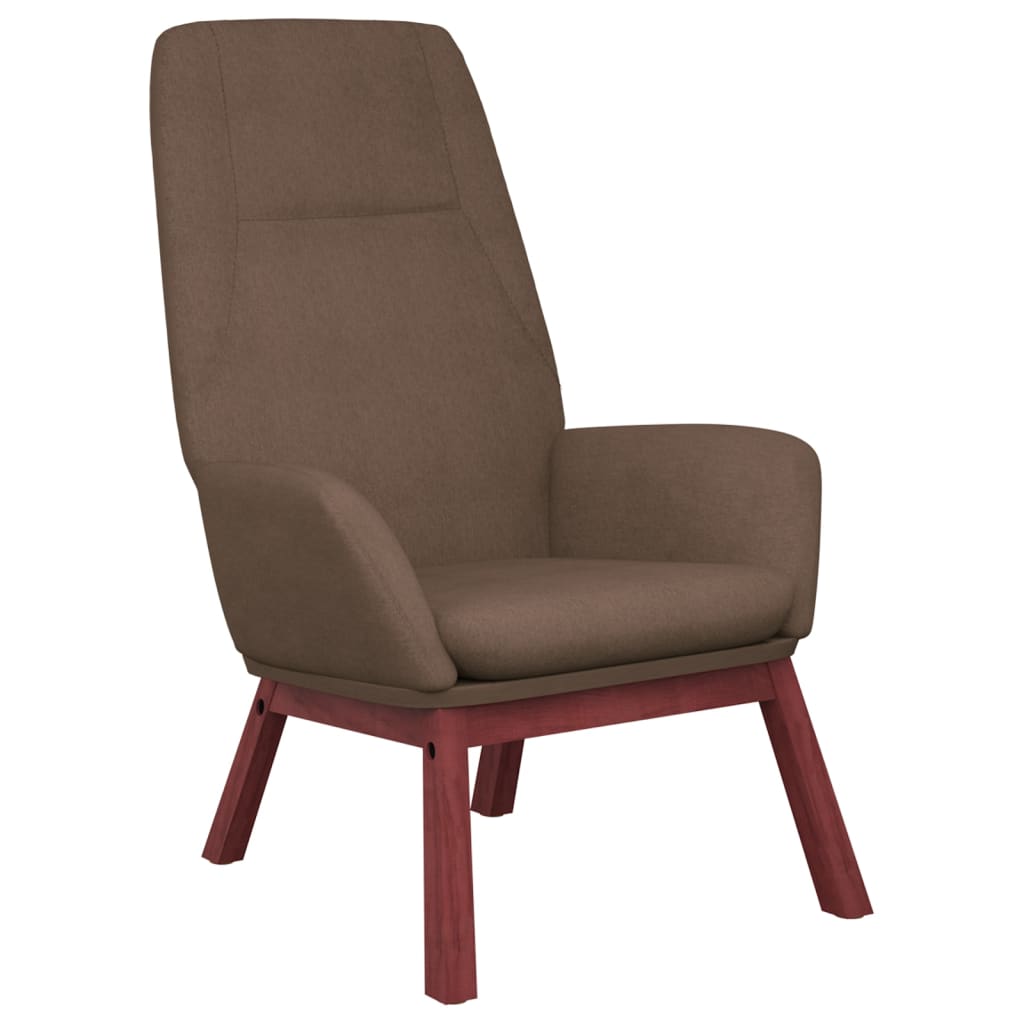 Fauteuil relax tissu taupe