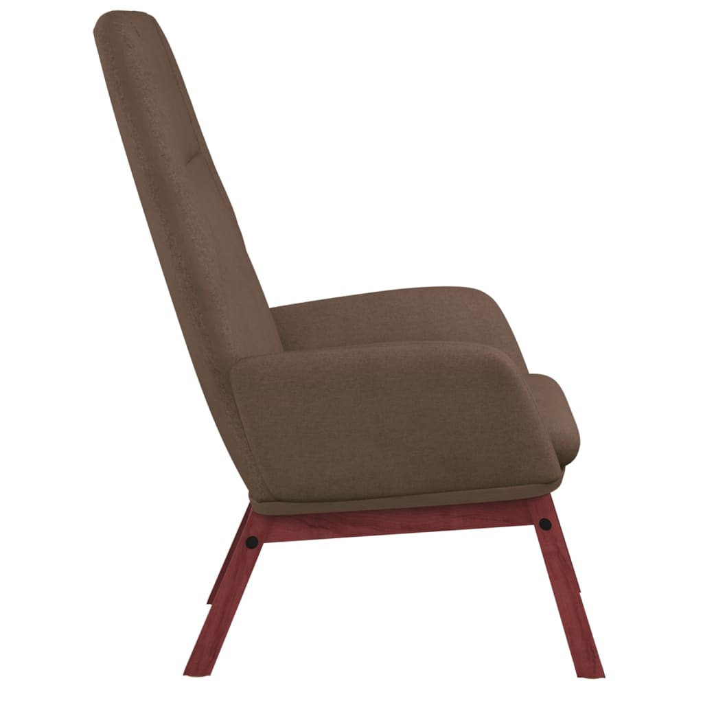 Fauteuil relax tissu taupe