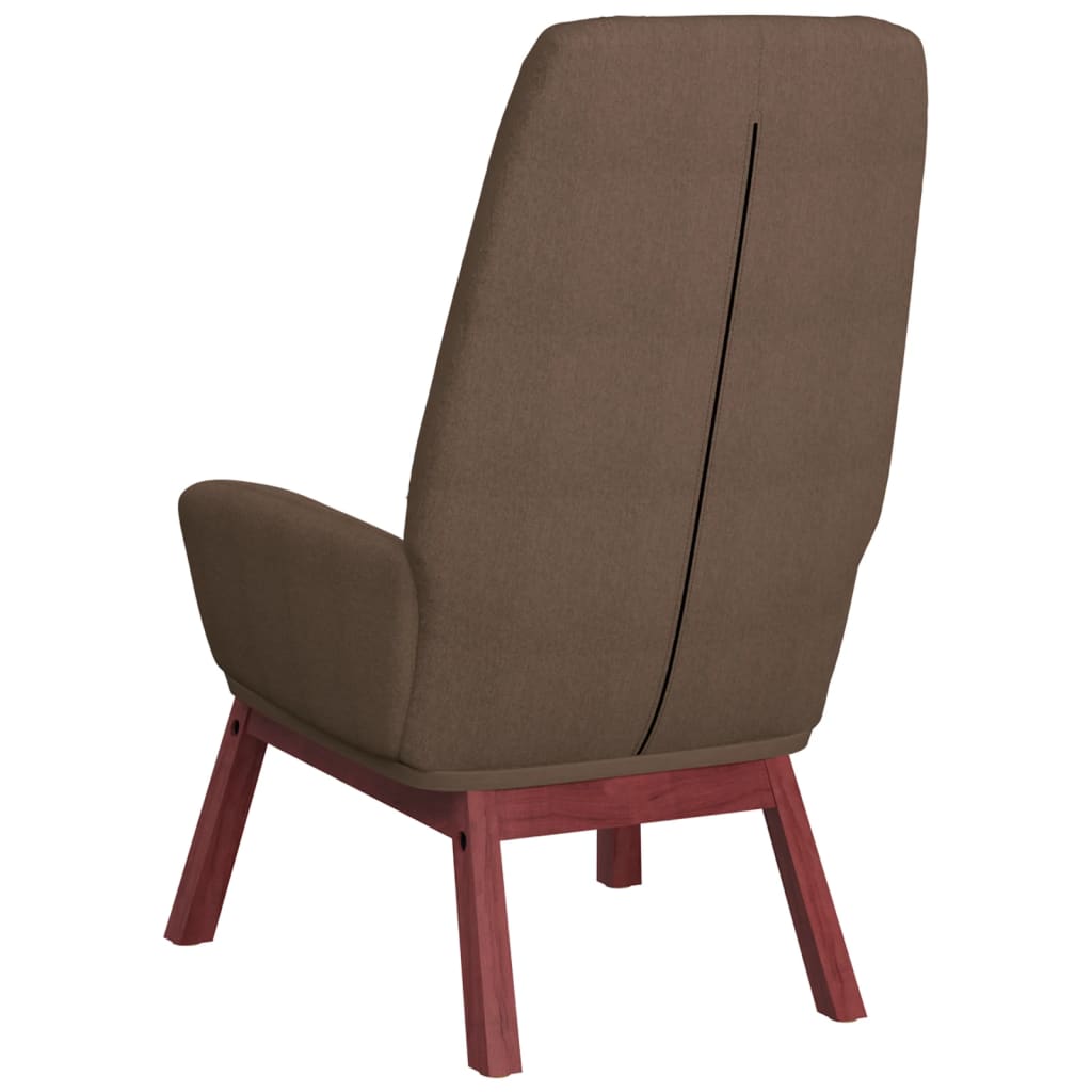 Fauteuil relax tissu taupe