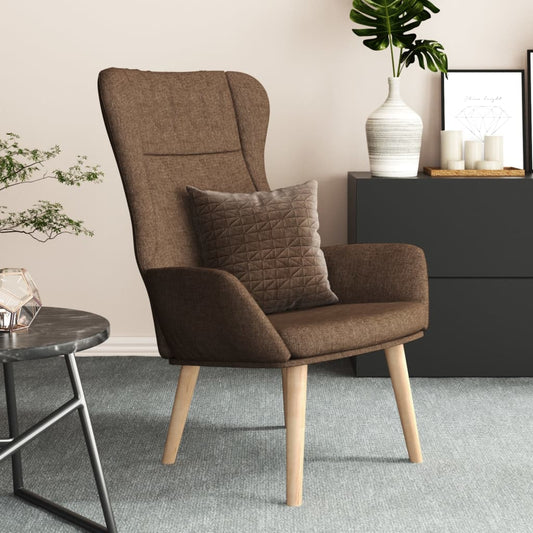 Relaxsessel Stoff Braun