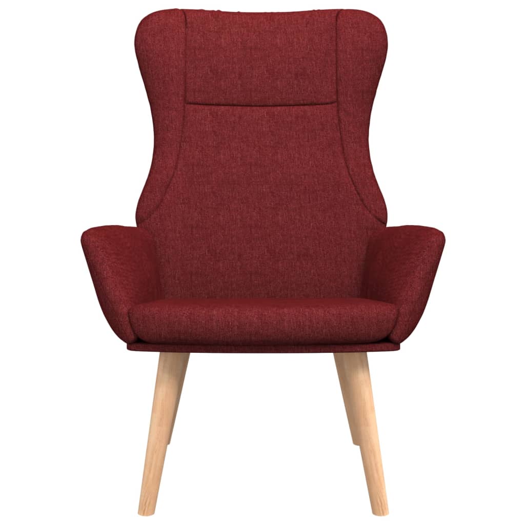 Relaxsessel Stoff Weinrot