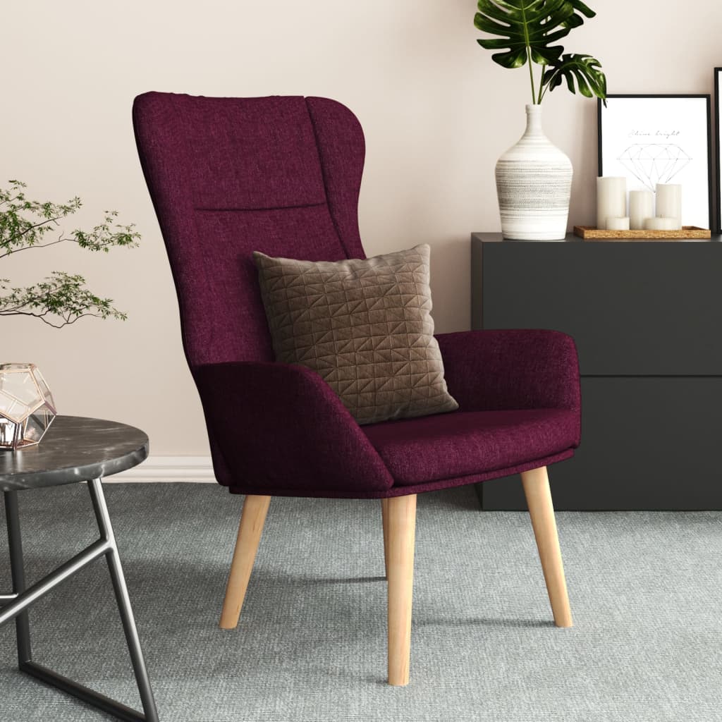 Relaxsessel Lila Stoff