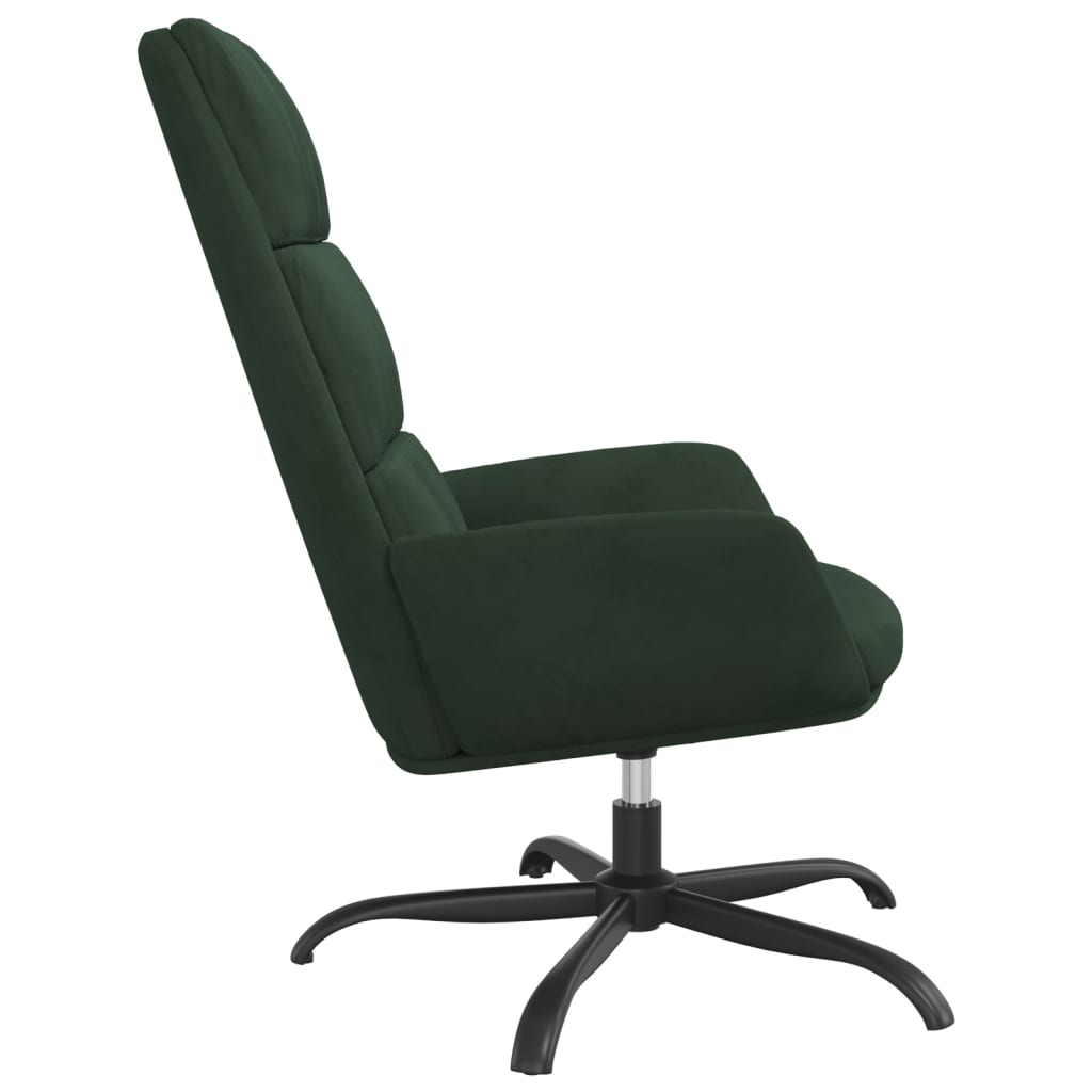 Relaxsessel Dunkelgrün Samt