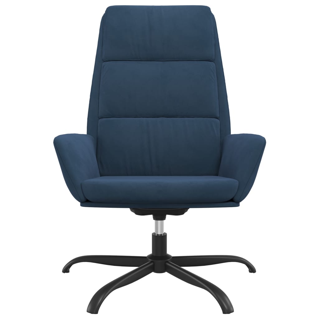 Relaxsessel Blau Samt