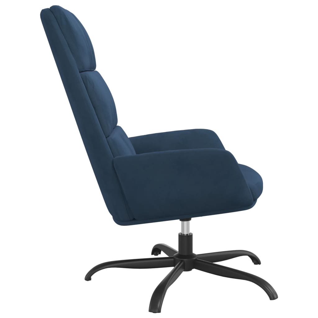 Relaxsessel Blau Samt