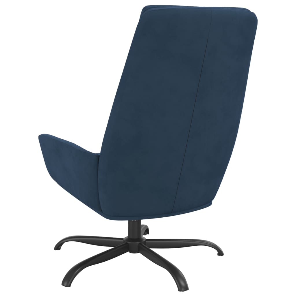 Relaxsessel Blau Samt
