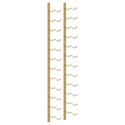 Wand-Weinregal für 24 Flaschen Golden Eisen