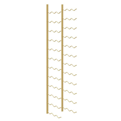 Wand-Weinregal für 36 Flaschen Golden Eisen