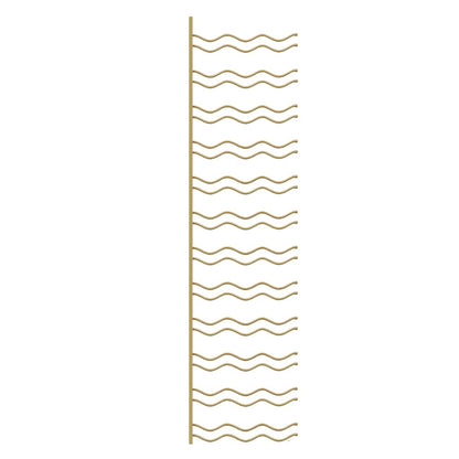 Wand-Weinregal für 36 Flaschen Golden Eisen