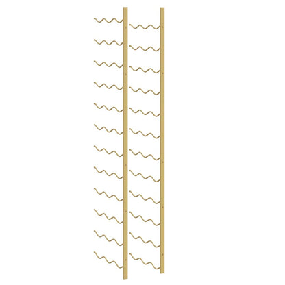 Wand-Weinregal für 36 Flaschen Golden Eisen