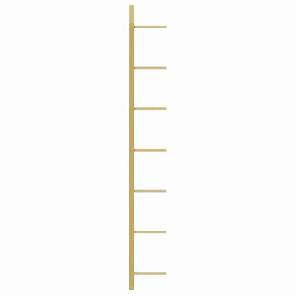 Wand-Weinregale für 7 Flaschen 2 Stk. Golden Metall