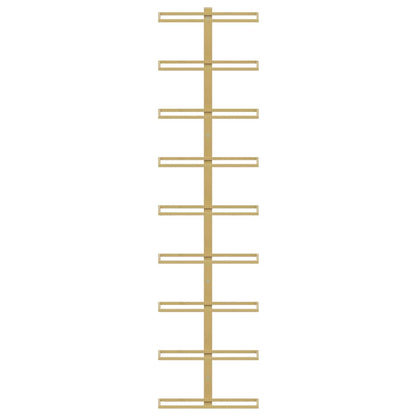 Wand-Weinregale für 9 Flaschen 2 Stk. Golden Eisen