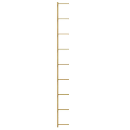 Wand-Weinregale für 9 Flaschen 2 Stk. Golden Eisen
