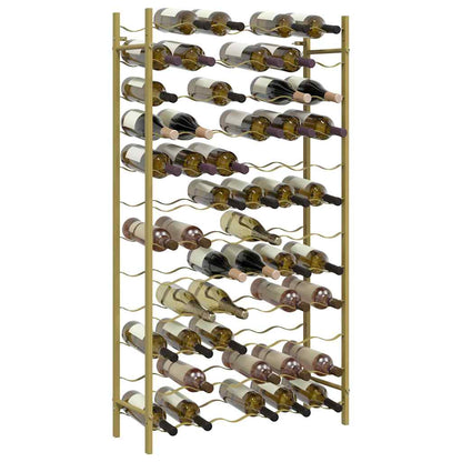 Weinregal für 72 Flaschen Golden Metall