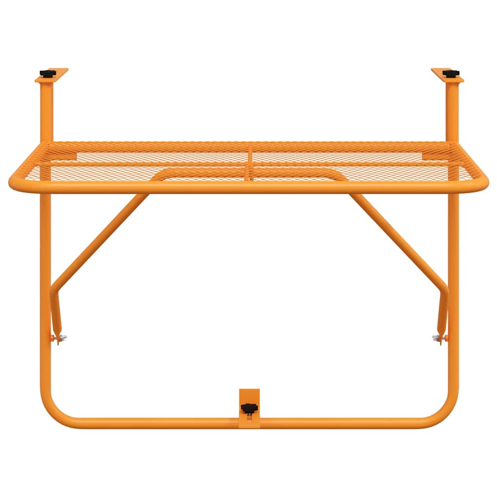 Balkontisch Gelb 60x40 cm Stahl