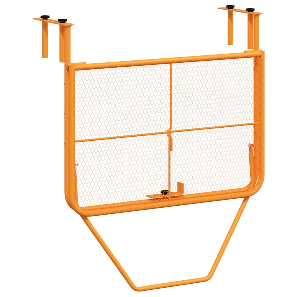 Balkontisch Gelb 60x40 cm Stahl